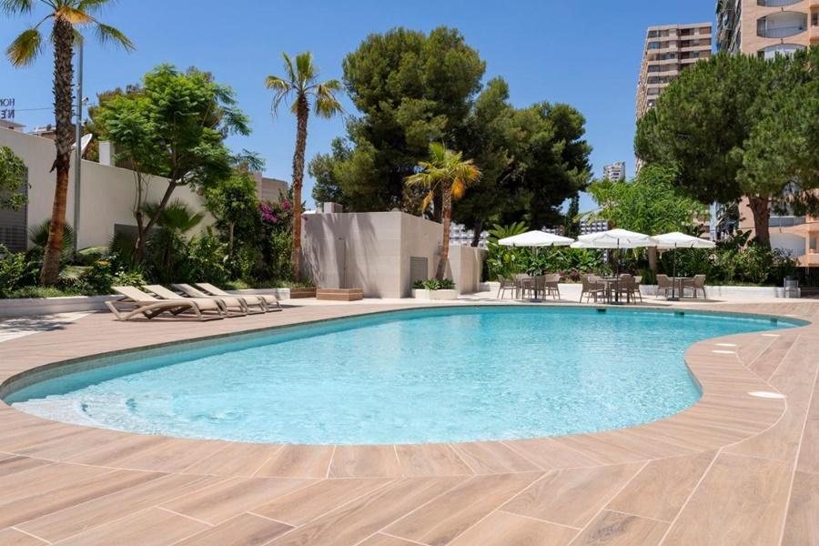 Halley Hotel & Apartments Affiliated By Melia Benidorm Ngoại thất bức ảnh